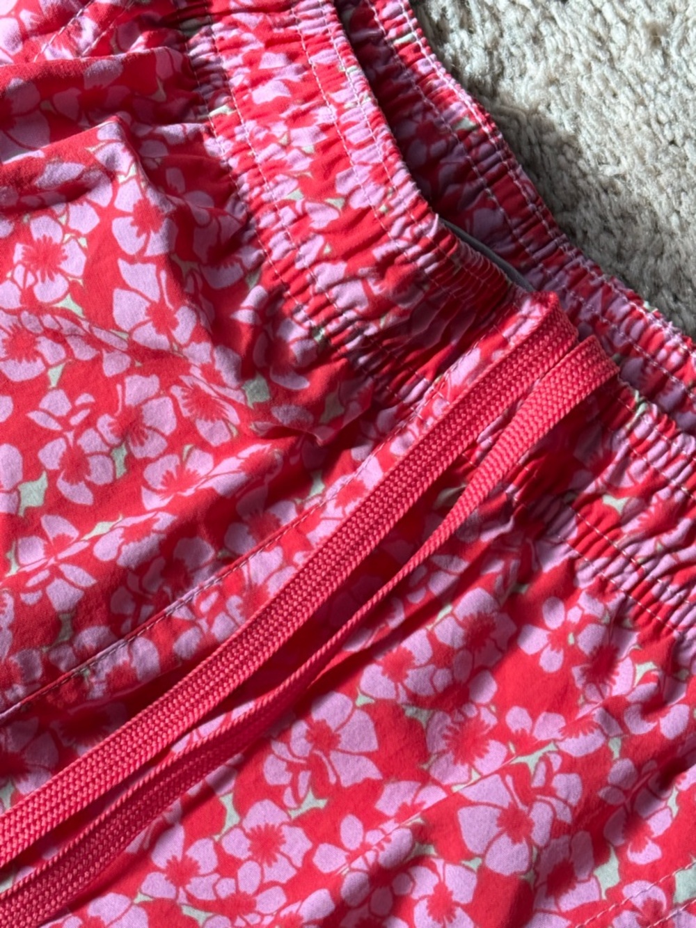 Columbia Pink Floral Drawstring Women’s Shorts size L - Picture 3 of 12